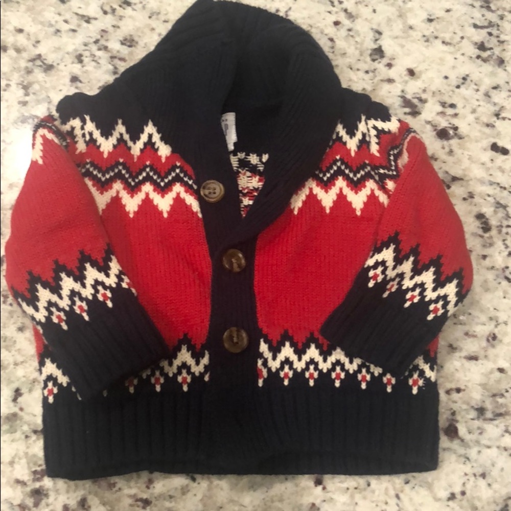 Gap Shawl Collar Cardigan 6-12 Months